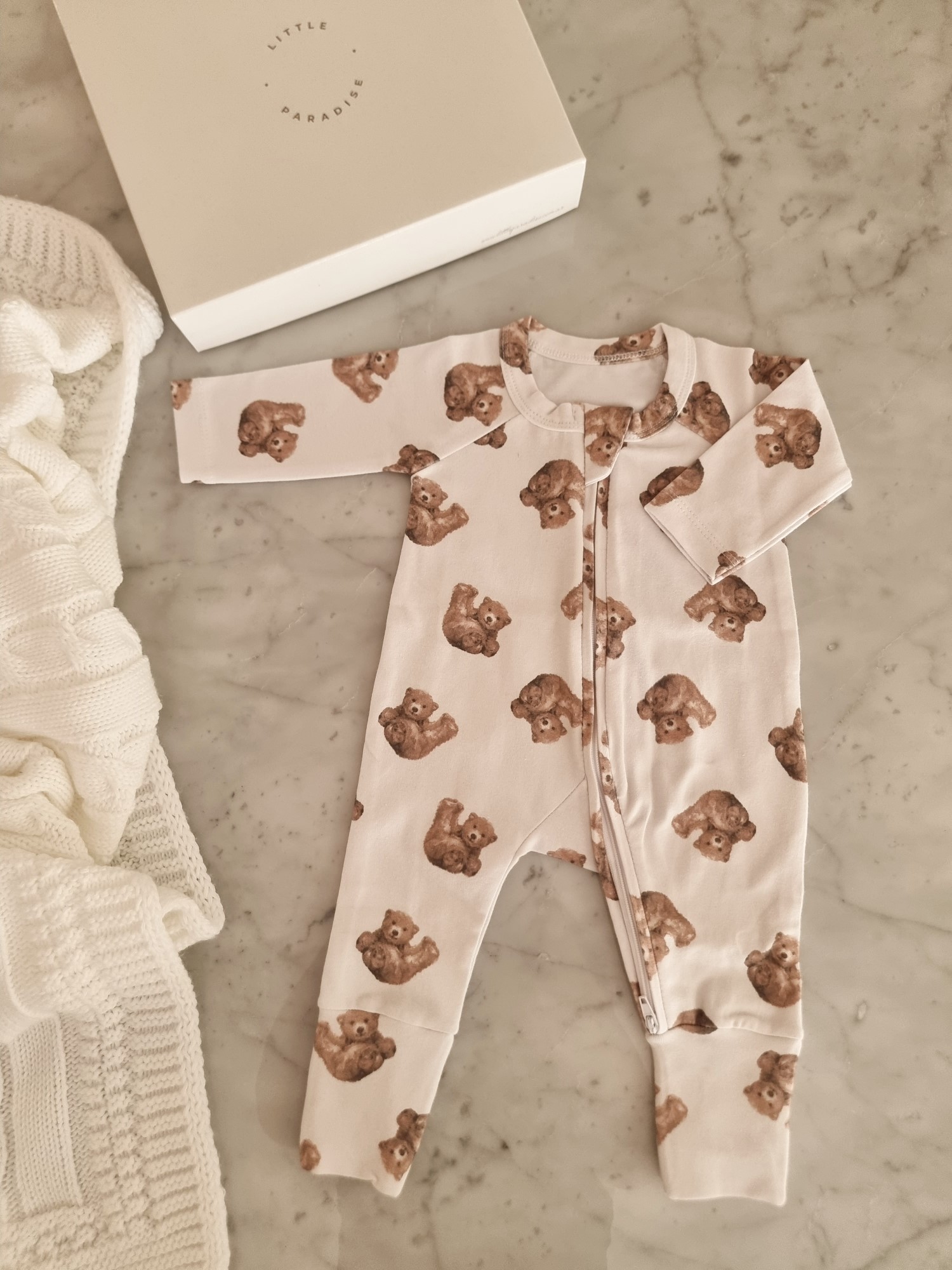 Pijama Cotton Lycra - 1m, Teddy Bear