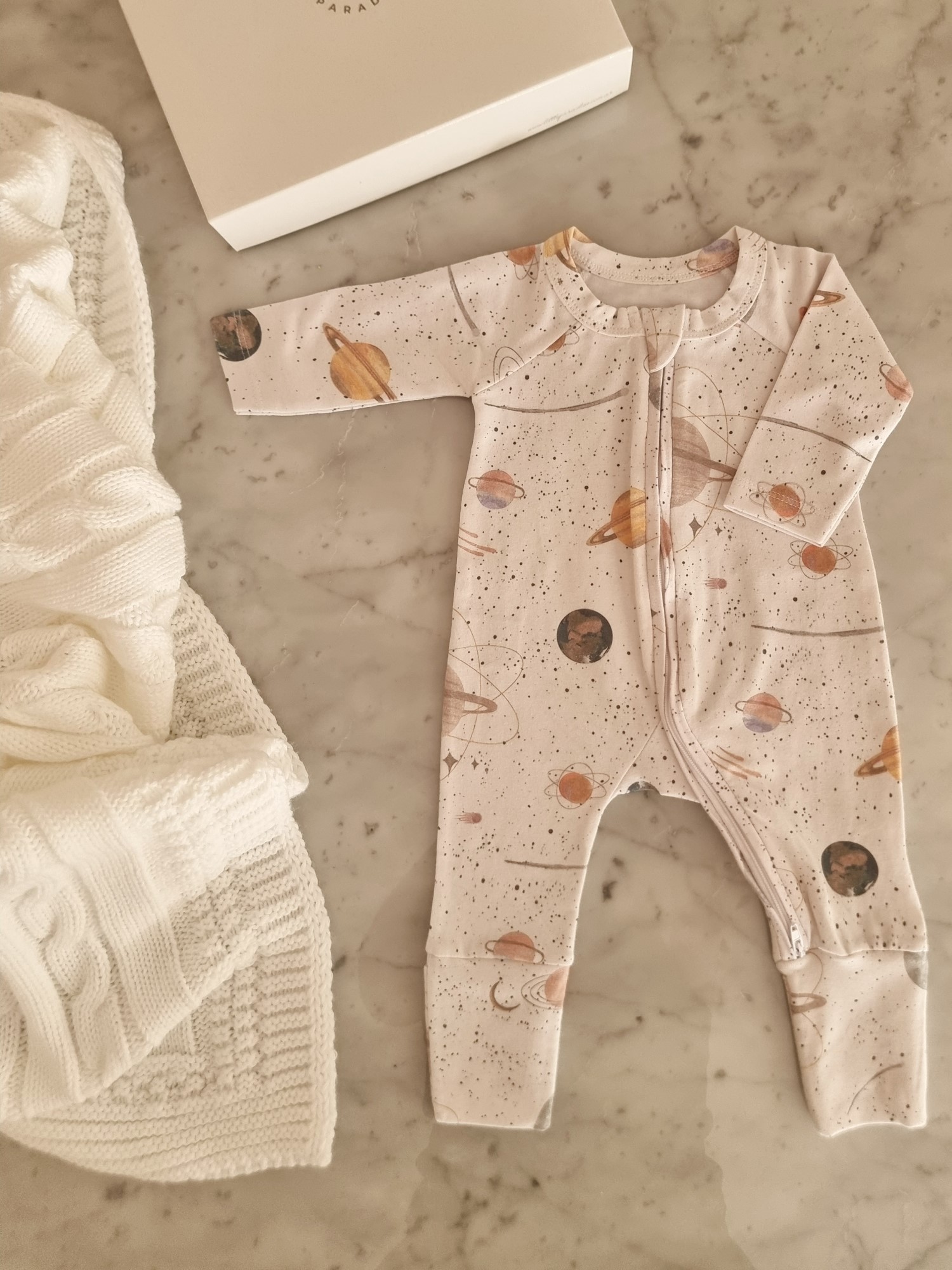 Pijama Cotton Lycra - 3m, Planets
