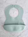 Babero de silicona - Vintage Green