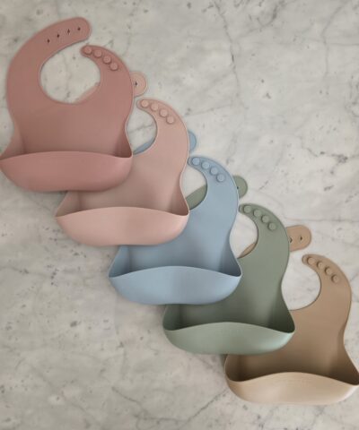 Babero de silicona Liso