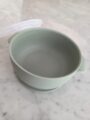 Bowl de silicona con tapa antivuelco - Vintage Green